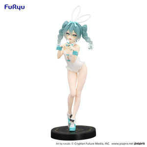 Furyu USA (AMU-SHP2206) Hatsune Miku BiCute Bunnies Figure rurudo White Color ver.